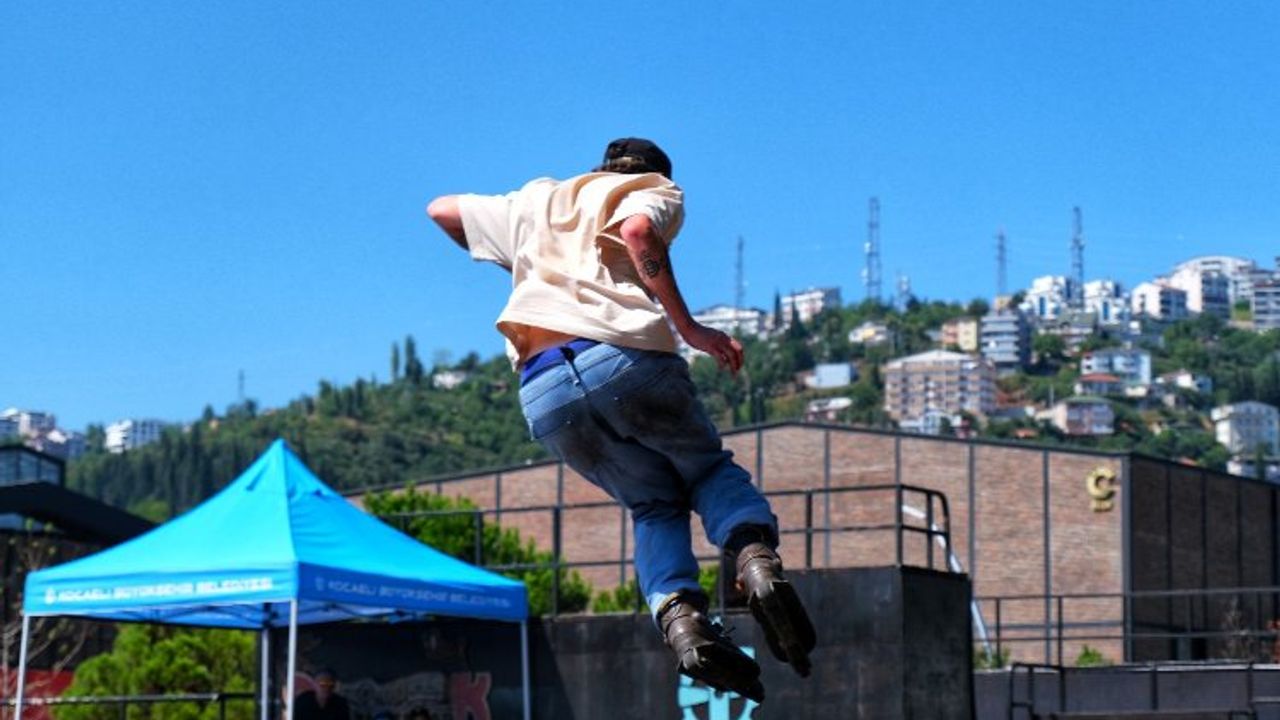 Skate Park’ta adrenalin tavan yaptı