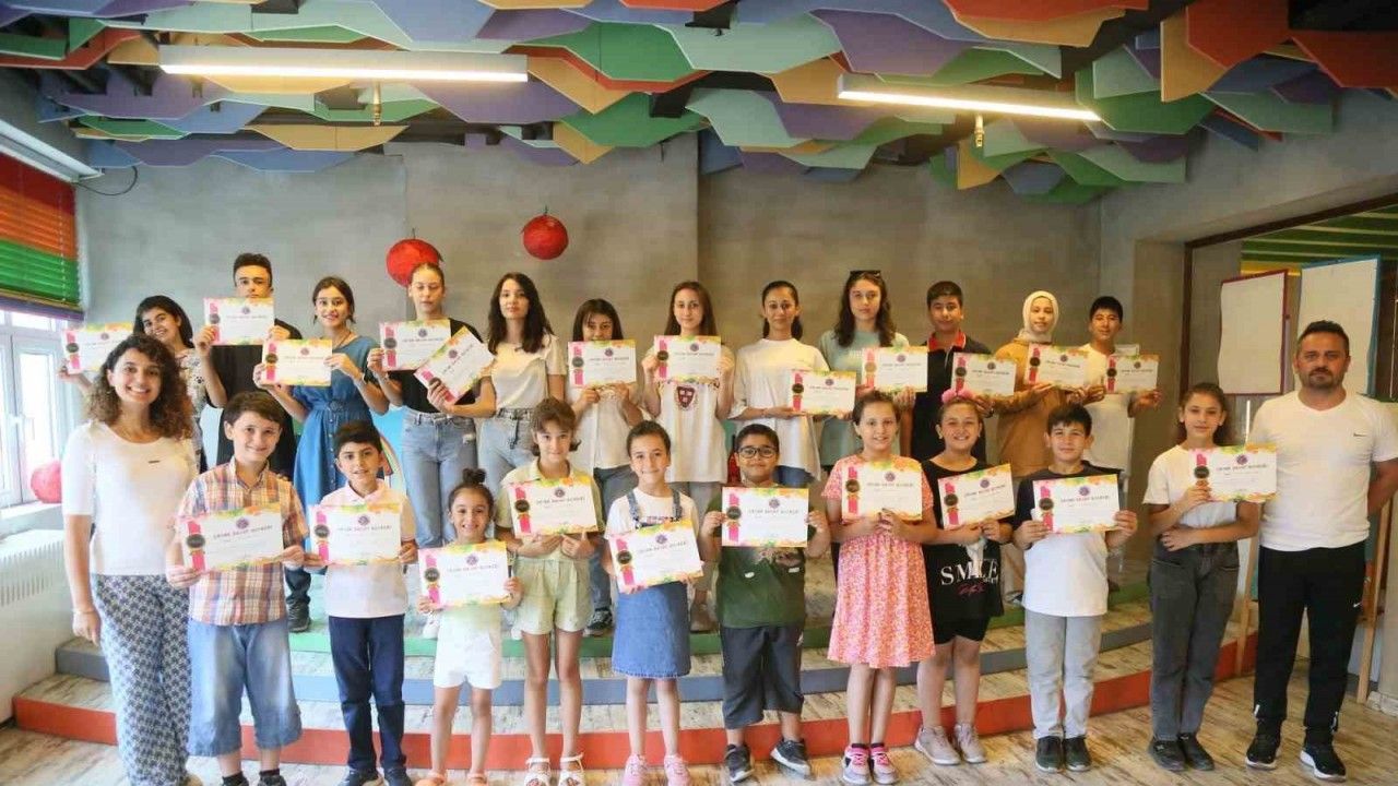 Çocuk Sanat Merkezi kursları tamamlandı