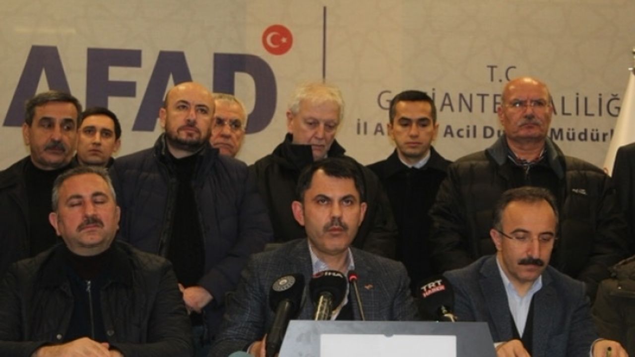 Bakan Kurum son rakamları açıkladı: "Gaziantep’te toplam ölü sayısı 3 bin 273”