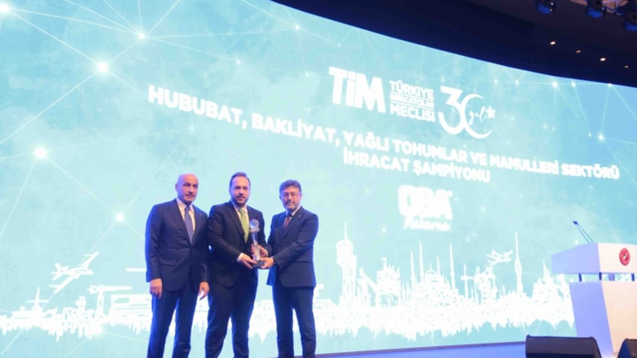 Oba Makarna 10. Kez Türkiye ihracat Şampiyonu