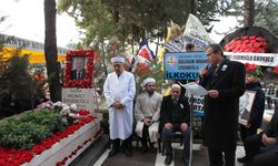 MERİNOS ONURSAL BAŞKANI MERHUM ERDEMOĞLU MEZARI BAŞINDA ANILDI