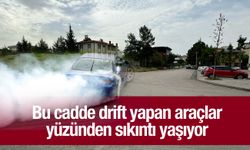 Bu cadde drift yapan araçlar  yüzünden sıkıntı yaşıyor