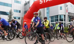 Sporcular 8. kez şehitler için pedal çevirdi
