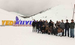 GİBTÜ Uluslararası Öğrencileri Yedikuyular 'da karın keyfini çıkardı