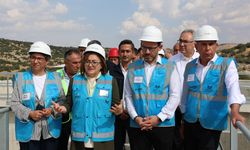 BAŞKAN ŞAHİN, KUZEYŞEHİR ATIK SU ARITMA TESİSİ İNŞAAT ALANINI İNCELEDİ