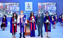 SANKO Üniversitesi Sağlık Bilimleri Fakültesi'nden 185 öğrenci mezun oldu