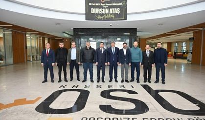 AK Partili Ataş, Kayseri OSB Yönetim Kurulu Toplantısı'na konuk oldu