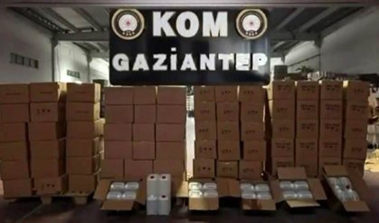 Gaziantep'te yılbaşı öncesi 4 bin 520 litre etil alkol ele geçirildi