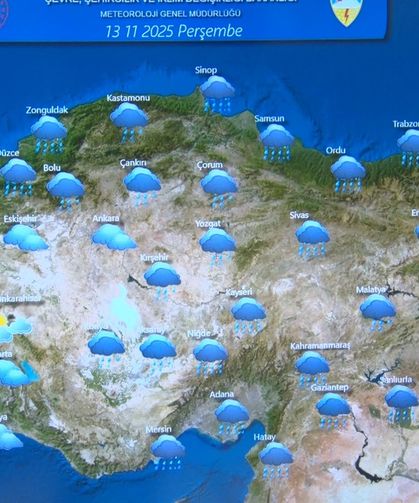 Meteoroloji Genel Müdürlüğü: "Ülke genelinde yağış bekleniyor"