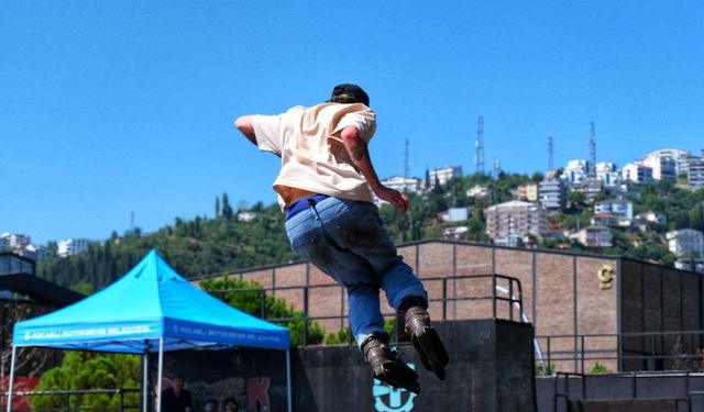 Skate Park’ta adrenalin tavan yaptı