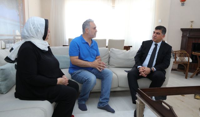 BAŞKAN FADILOĞLU’DAN GAZİLERE ANLAMLI ZİYARET