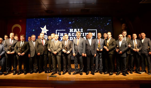En fazla halı ihracatı yapan 27 firmaya ödül verildi