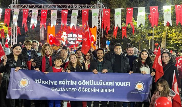 TEGV Gaziantep Öğrenim Birimi, Cumhuriyet’in 101. yılını çocuklarla coşkuyla kutladı