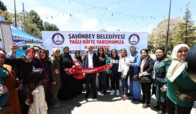 ŞAHİNBEY’DE BAHARIN GELİŞİ YAĞLI KÖFTE YARIŞMASI İLE KUTLANDI