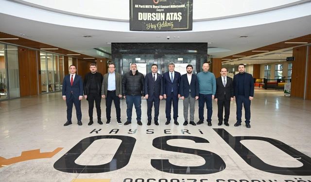 AK Partili Ataş, Kayseri OSB Yönetim Kurulu Toplantısı'na konuk oldu