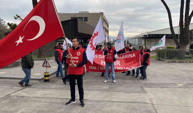 Prysmian işçileri Mudanya'da yürüdü