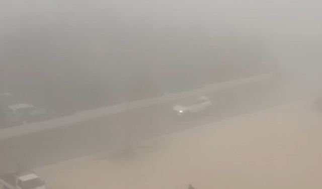 Gaziantep yoğun sis etkili