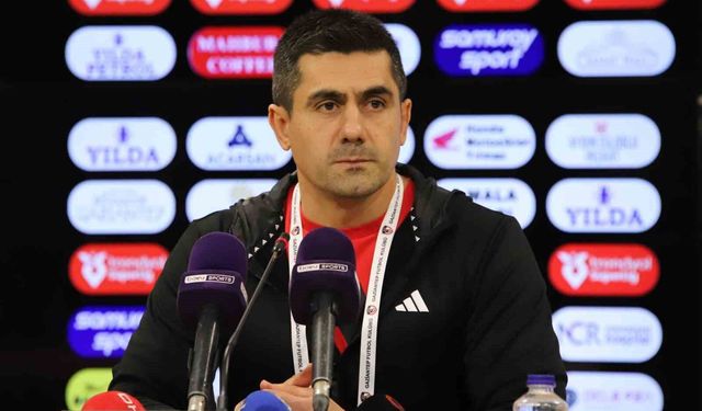 Hüseyin Çayır: 'Çok iyi oynadığımız bir maçı kaybetmenin üzüntüsünü yaşıyoruz'