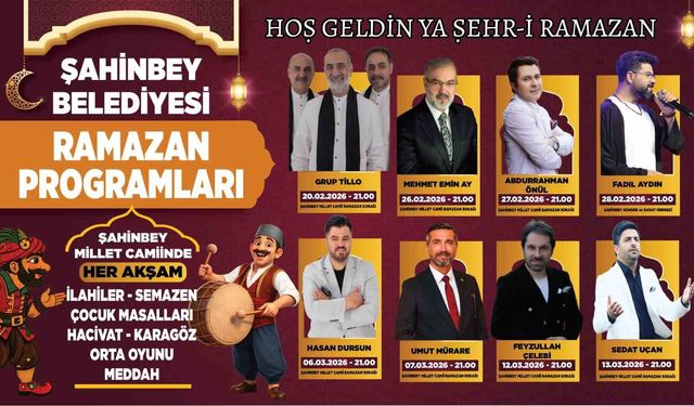 Şahinbey Belediyesi Ramazan'da gönülleri Şahinbey Millet Camii ve Külliyesi'nde buluşturacak