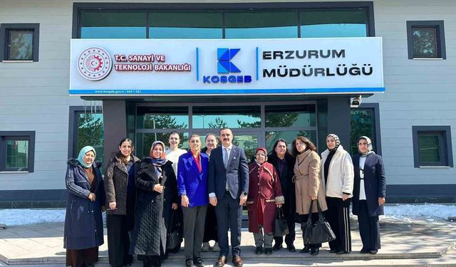 TOBB Erzurum kadın girişimciler kurulu icra toplantısı KOSGEB'te yapıldı