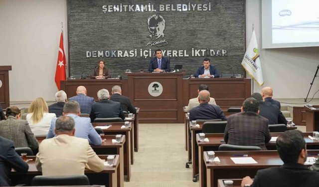 Şehitkamil Belediyesi mayıs ayı meclis toplantısı yapıldı