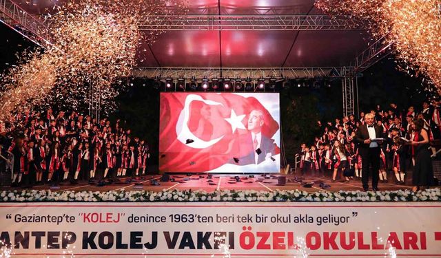 GKV Özel İlkokulu'nda kep heyecanı ve mezuniyet gururu