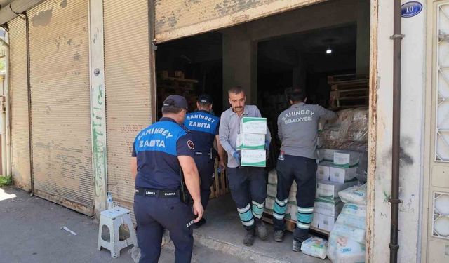 Şahinbey Belediyesi'nden sahte etiket operasyonu