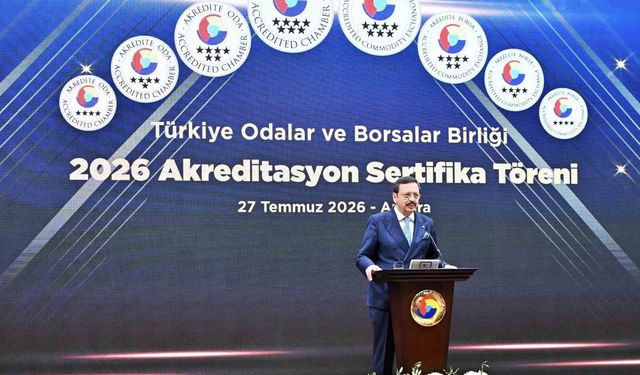 TOBB'da 73 oda ve borsaya sertifika verildi