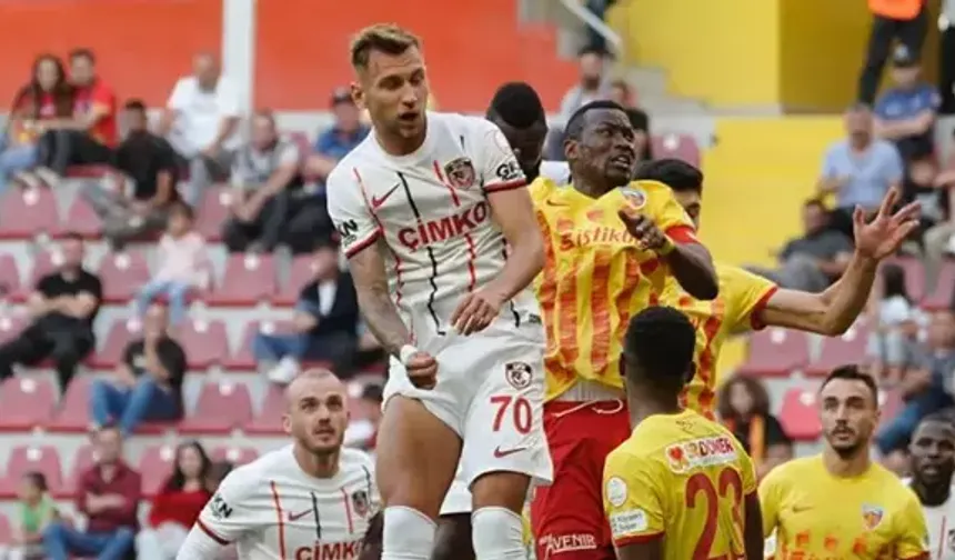 Trendyol Süper Lig: Kayserispor: 2 - Gaziantep FK: 0 (Maç sonucu)