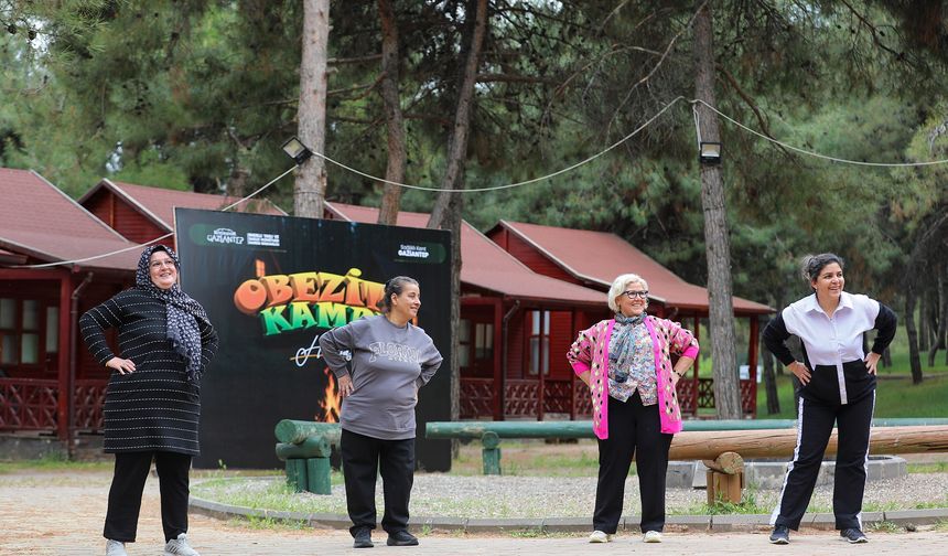 GAZİANTEP BÜYÜKŞEHİR OBEZİTE KAMPI, SAĞLIKLI YAŞAMIN KAPILARINI ARALIYOR