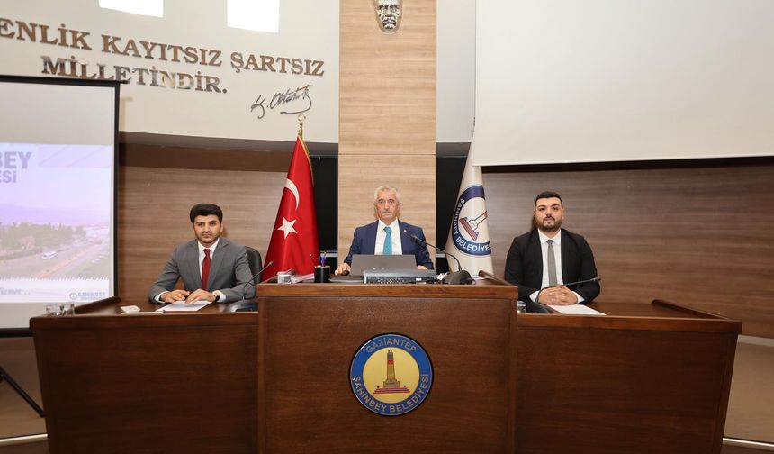 ŞAHİNBEY BELEDİYESİ EYLÜL AYI MECLİS TOPLANTISI YAPILDI