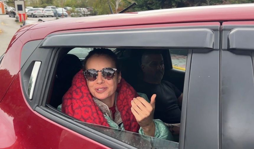 Beykoz'da trafik kazası geçiren Özgü Namal hastaneden taburcu oldu