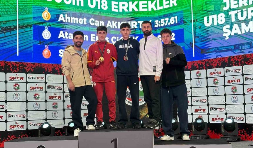 Adil Sani Konukoğlu Spor Lisesi sporcularından üç Türkiye şampiyonluğu