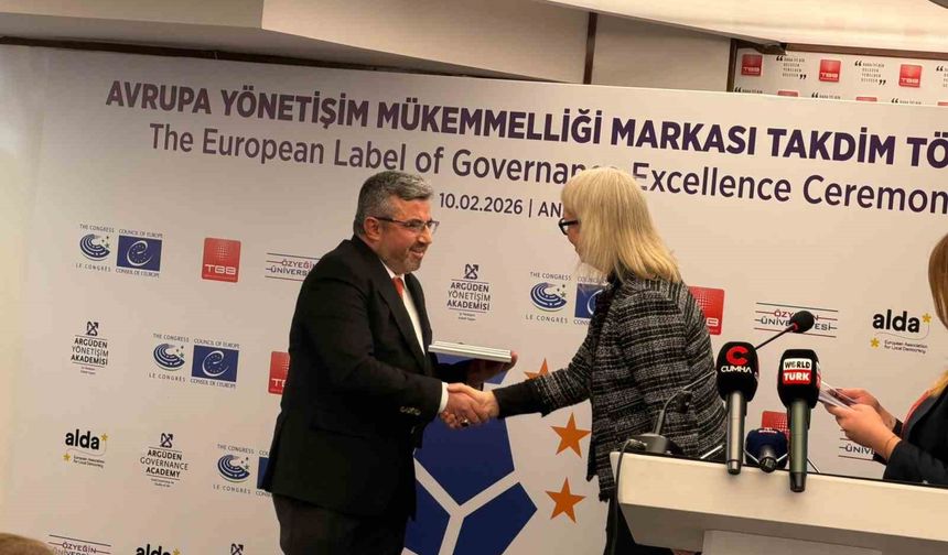 Gaziantep Büyükşehir'e Avrupa'dan yönetişim ödülü