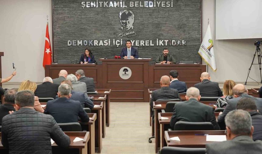 Şehitkamil Belediyesi Mart Ayı meclis toplantısı yapıldı