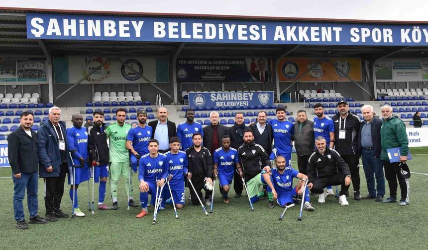 Şahinbey Ampute şampiyonluğa ilerliyor 5-1