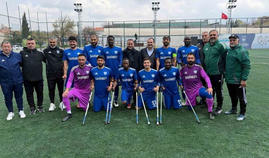 Şahinbey Ampute'den net skor 1-0