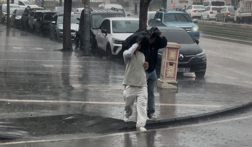 Gaziantep'te sağanak etkili oldu