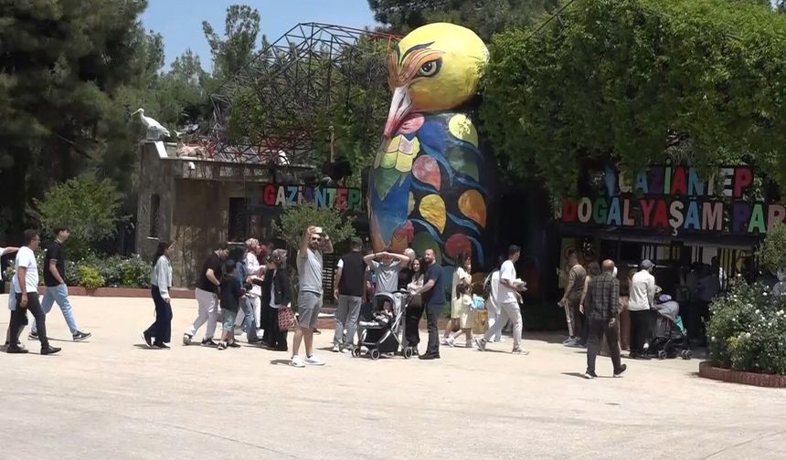Gaziantep'in tarihi ve turistik noktalarında bayram ziyaretçisi rekoru