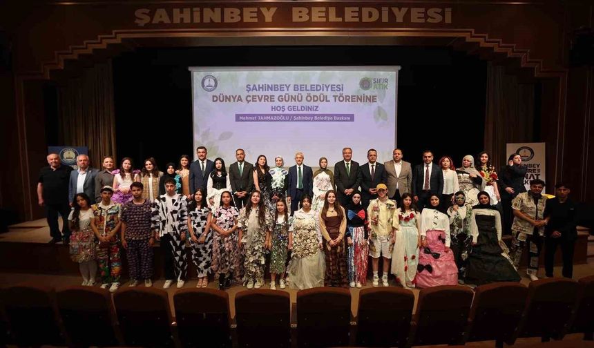 Şahinbey Belediyesi'nden çevreci okullara ödül