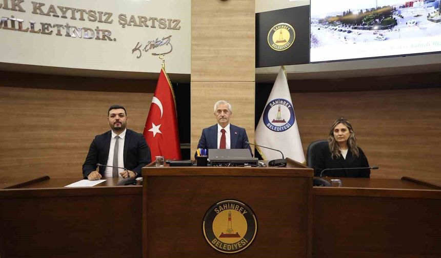 Şahinbey Belediyesi ağustos ayı meclis toplantısı yapıldı