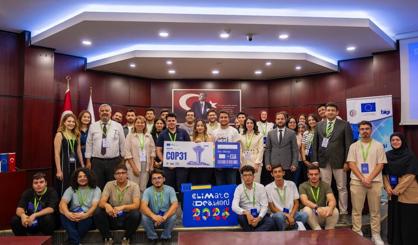 GAZİANTEP’TEN COP31’E GENÇLERİN İKLİM ÇÖZÜMLERİ SAHNEDE!