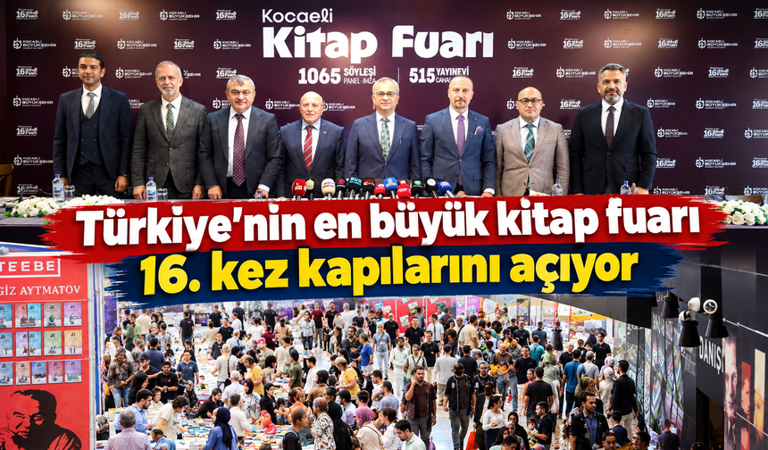 Türkiye'nin en büyük kitap fuarı 16. kez kapılarını açıyor