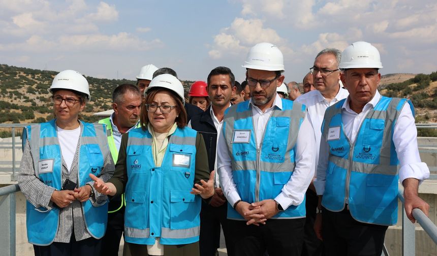 BAŞKAN ŞAHİN, KUZEYŞEHİR ATIK SU ARITMA TESİSİ İNŞAAT ALANINI İNCELEDİ