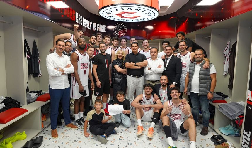 GAZİANTEP BASKETBOL’DAN ŞAMPİYONLUK YOLUNDA ÖNEMLİ GALİBİYET