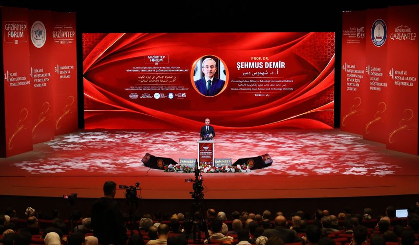 GİBTÜ ULUSLARARASI BİLİM DÜNYASINI GAZİANTEP’TE BULUŞTURDU