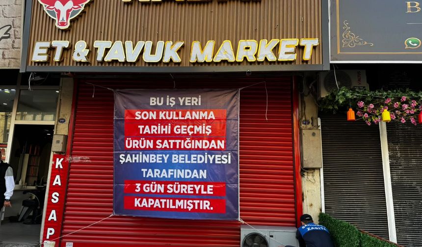 ŞAHİNBEY’DE SON KULLANMA TARİHİ GEÇMİŞ CİĞER SATAN İŞYERİNE 3 GÜN KAPATMA
