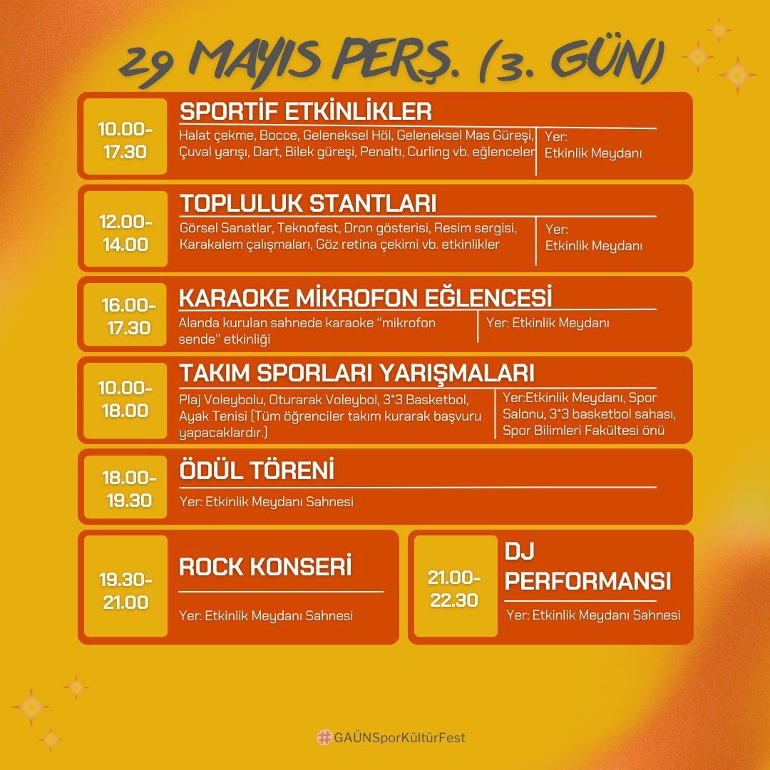 Gaün'de Bahar Şenli̇ği̇ Coşkusu 3.Gün