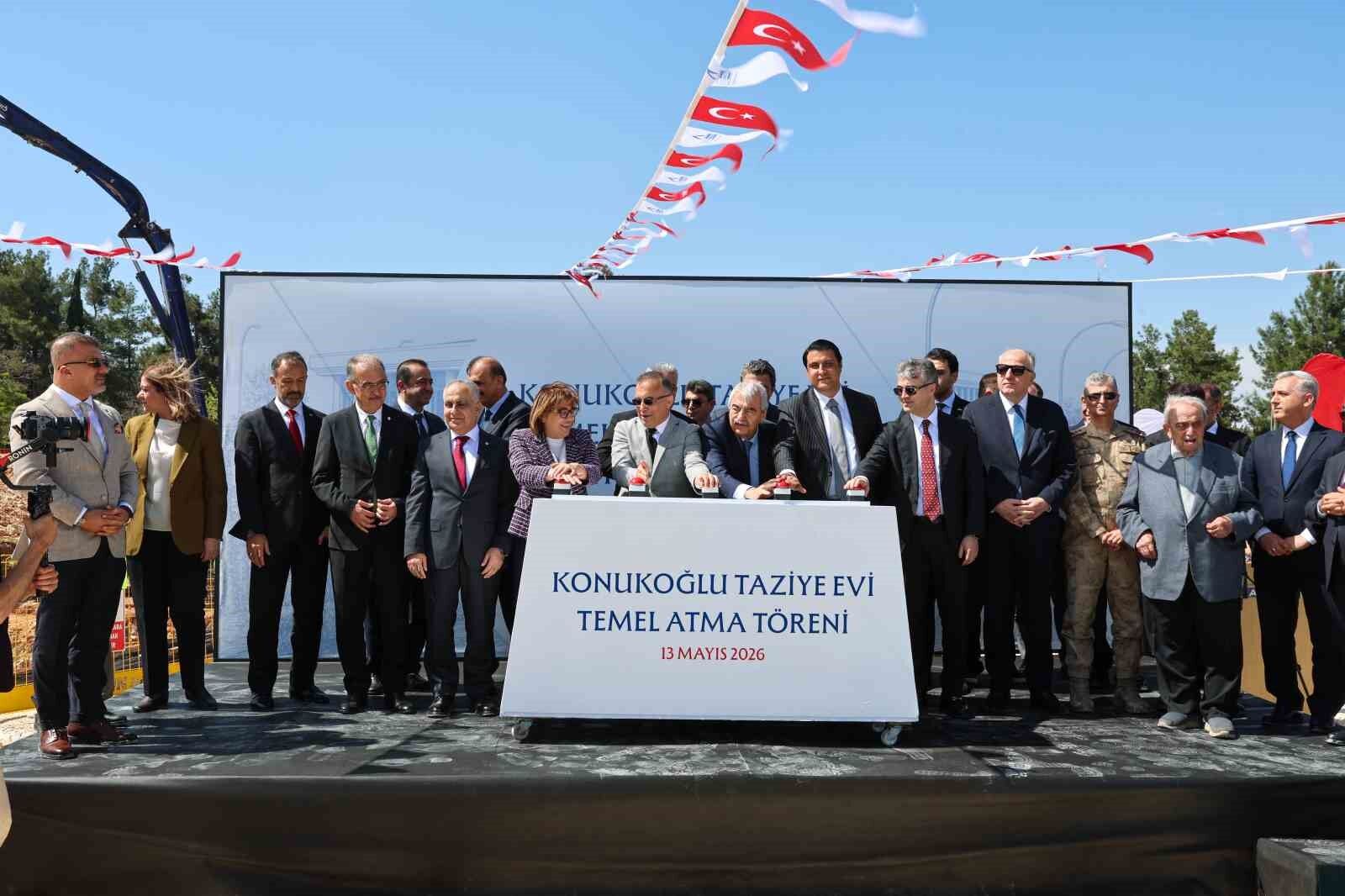 Konukoğlu Taziye Evi'nin temeli törenle atıldı