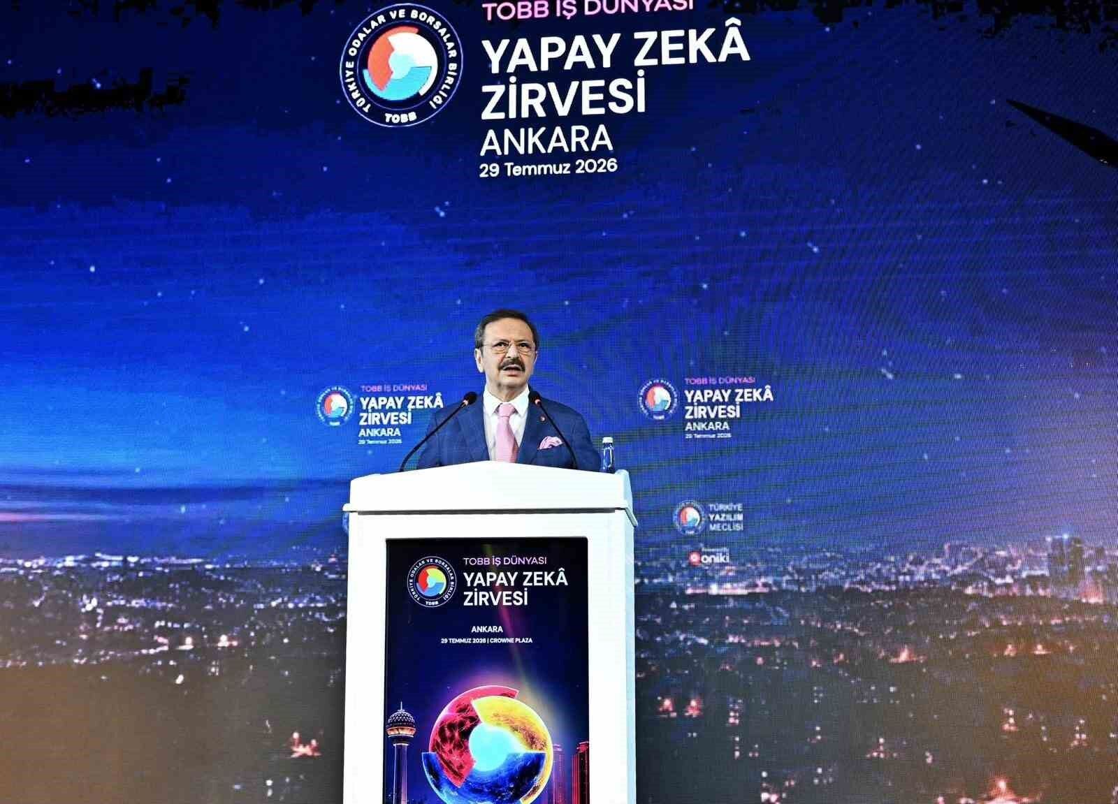 TOBB Başkanı Hisarcıklıoğlu: 'Yapay zekada yerli ve milli girişimcilerimizi daha fazla desteklememiz gerekiyor'